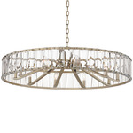 Odeon Chandelier - Golden Silver / Crystal