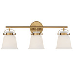 Kaden Bathroom Vanity Light - Warm Brass / White Opal