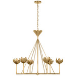 Alberto Low Chandelier - Antique Burnished Brass