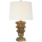 Luxor Table Lamp - Museum Brass / Linen