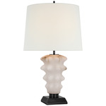 Luxor Table Lamp - Alabaster / Bronze / Linen