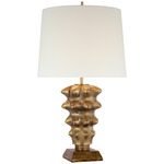 Luxor Table Lamp - Museum Brass / Linen