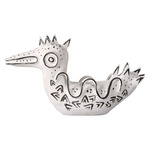 Eunice The Duck Sculpture - White Wash