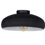 Mogano Ceiling Flush Mount - Black / White / White