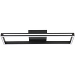 Salvilanas Linear Ceiling Flush Mount - Black / White