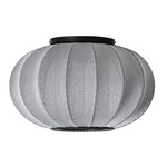 Knit Wit Round Ceiling Light - Matte Black / Silver