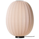 Knit Wit Level Long Floor Lamp - Matte Black / Sandstone