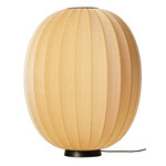 Knit Wit Level Long Floor Lamp - Matte Black / Sunrise