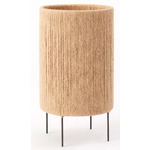 RO Table Lamp - Black / Jute