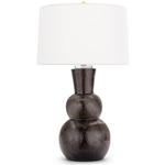 Hugo Ceramic Table Lamp - Black / White