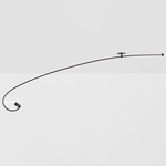 Fiddlehead Cantilever Ceiling Light - Oil Rubbed Bronze / Clear