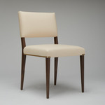 The Lion Dining Chair - Black Walnut / Tan Leather