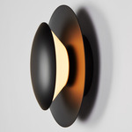 Bell Wall Sconce - Blackened Brass / Opal