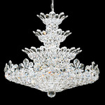 Trilliane Chandelier - Polished Stainless Steel / Radiance Crystal