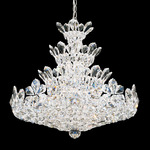 Trilliane Chandelier - Polished Stainless Steel / Radiance Crystal