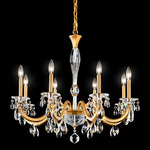 San Marco Chandelier - Heirloom Gold / Radiance Crystal