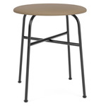 Afteroom Upholstered Stool - Black / Sierra Stone Leather