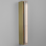 Isa Wall Sconce - Satin Brass / Cast Clear Crystal