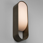 Loop Wall Sconce - Antiqued Boyd Brass / White