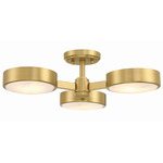 Orson Ceiling Light - Modern Gold / White