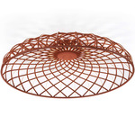 Skynest C Ceiling Light - Brick Red