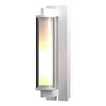 Fuse Outdoor Wall Sconce - Coastal White / Clear / Opal