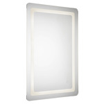 Seneca Color Select Lighted Vanity Mirror - Aluminum / Frosted