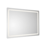 Seneca Color Select Lighted Vanity Mirror - Aluminum / Frosted