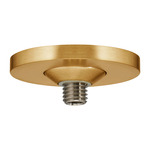 2 Inch Round Freejack Canopy Port Alone - Natural Brass