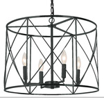 Calah Chandelier - Matte Black