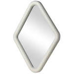 Diamond Wall Mirror - White / Mirror