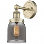 Bell Small Wall Sconce - Antique Brass / Smoked