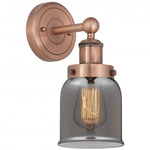 Bell Small Wall Sconce - Antique Copper / Smoked