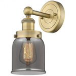 Bell Small Wall Sconce - Brushed Brass / Smoked