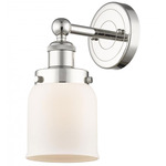 Bell Small Wall Sconce - Polished Nickel / Matte White