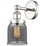 Bell Small Wall Sconce - Polished Nickel / Smoked