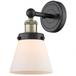 Cone Small Wall Sconce - Matte Black / Antique Brass / Matte White