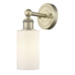 Clymer Wall Light - Antique Brass / Matte White