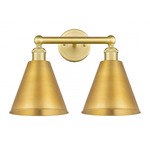 Ballston Cone Bathroom Vanity Light - Satin Gold