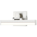 Liam Color-Select Bathroom Vanity Light - Brushed Nickel / Frosted