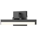 Liam Color-Select Bathroom Vanity Light - Matte Black / Frosted