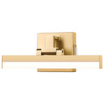 Liam Color-Select Bathroom Vanity Light - Modern Gold / Frosted