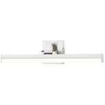 Liam Color-Select Bathroom Vanity Light - Brushed Nickel / Frosted