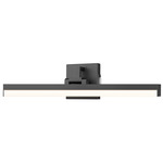 Liam Color-Select Bathroom Vanity Light - Matte Black / Frosted