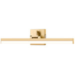 Liam Color-Select Bathroom Vanity Light - Modern Gold / Frosted