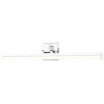 Liam Color-Select Bathroom Vanity Light - Chrome / Frosted