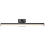 Liam Color-Select Bathroom Vanity Light - Matte Black / Frosted