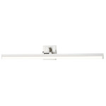 Liam Color-Select Bathroom Vanity Light - Brushed Nickel / Frosted