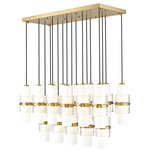 Cayden Linear Multi Light Pendant - Modern Gold