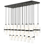 Cayden Linear Multi Light Pendant - Matte Black